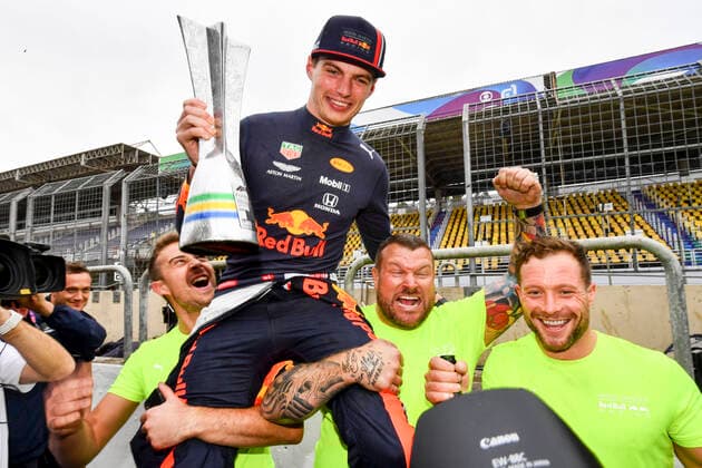 Motorsports: FIA Formula One World Championship, WM, Weltmeisterschaft 2019, Grand Prix of Brazil, 33 Max Verstappen (NLD, Aston Martin Red Bull Racing), Sao Paulo Brazil