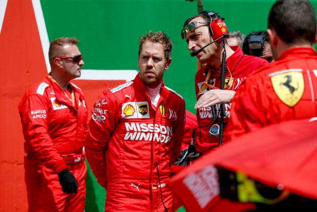 Motorsports: FIA Formula One World Championship, WM, Weltmeisterschaft 2019, Grand Prix of Brazil, 5 Sebastian Vettel (GER, Scuderia Ferrari Mission Winnow), Sao Paulo Brazil