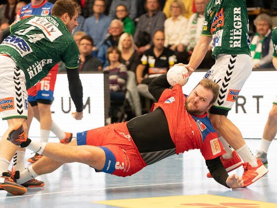 Marcel Niemeyer HBW Balingen Weilstetten 03 , Frisch Auf Göppingen vs. HBW Balingen Weilstetten, 1 Bundesliga, Handball, Men, 17 11 2019 Frisch Auf Göppingen vs. HBW Balingen Weilstetten, 1 Bundesliga, Handball, Men, 17 11 2019 Göppingen Copyright: xEibner-Pressefotox EP_mst
