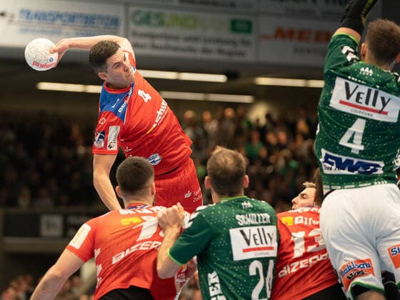 Vladan Lipovina HBW Balingen Weilstetten 04 , Frisch Auf Göppingen vs. HBW Balingen Weilstetten, 1 Bundesliga, Handball, Men, 17 11 2019 Frisch Auf Göppingen vs. HBW Balingen Weilstetten, 1 Bundesliga, Handball, Men, 17 11 2019 Göppingen Copyright: xEibner-Pressefotox EP_mst
