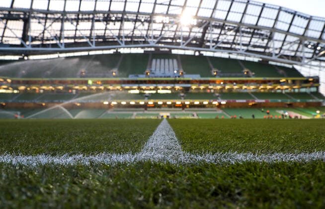 UEFA EURO, EM, Europameisterschaft,Fussball 2020 Qualifying Round Group D, Aviva Stadium, Dublin 18 11 2019 Republic of Ireland vs Denmark A view of the Aviva Stadium ahead of the game A view of the Aviva Stadium ahead of the game 18 11 2019  Copyright: x©INPHO RyanxByrnex RB3_5172