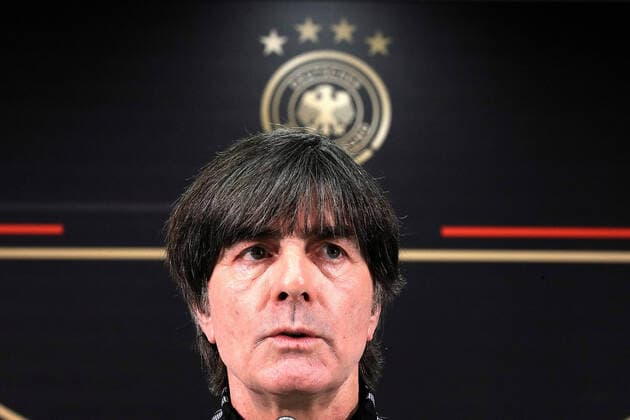 DFB press conference on the qualifying match against Northern Ireland 18 11 2019, Commerzbank Arena, Frankfurt, DFB press conference on the qualifying match against Northern Ireland, in the picture DFB press conference on the qualifying match against Northern Ireland coach Joachim Löw Germany nordphotoxBratic nph00250