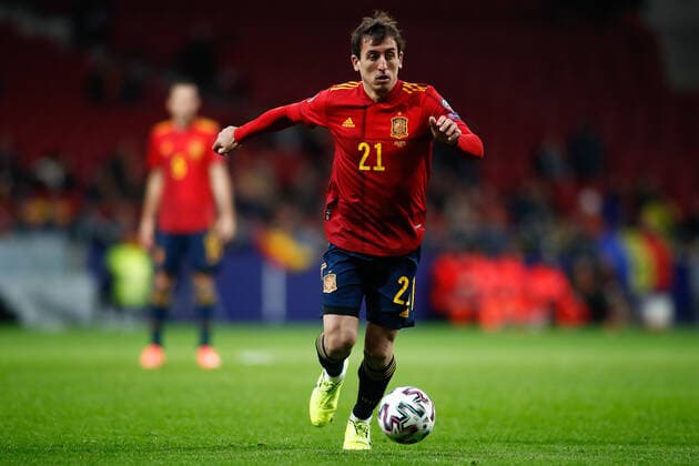 November 18, 2019, Madrid, MADRID, SPAIN: Mikel Oyarzabal, player of Spain, in action during the European Championship, EM, Europameisterschaft 2020, Qualifying Round, football match played between Spain and Romania at Wanda Metropolitano Stadium on November 18, 2019, in Madrid, Spain. Soccer: European Championship - Spain v Romania - ZUMAa181 20191118_zaa_a181_175 Copyright: xAFP7x