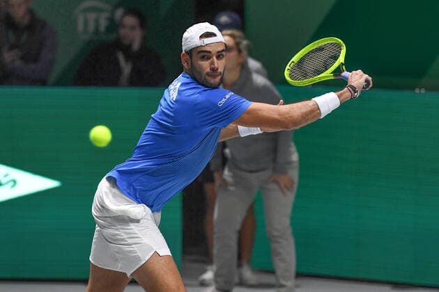 Tennis - Davis Cup Finale 2019 - Berrettii - Italie TENNIS : Davis Cup Finale - Spain - 18 11 2019 ChrysleneCaillaud Panoramic 