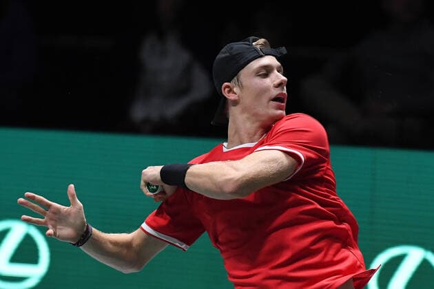 Tennis - Davis Cup Finale 2019 - Shapovalov - Canada TENNIS : Davis Cup Finale - Spain - 18 11 2019 ChrysleneCaillaud Panoramic 