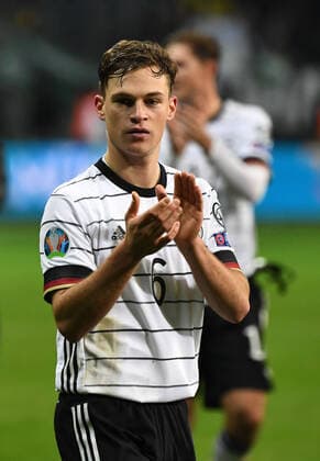 Soccer, Men, Season 2019 20, EM Qualification, Group C 8 Matchday in Frankfurt, Germany Northern Ireland 6 1 , Joshua Kimmich Germany with the fans, Cheers after the final whistle, 19 11 2019, Copyright: xMatthiasxKochx