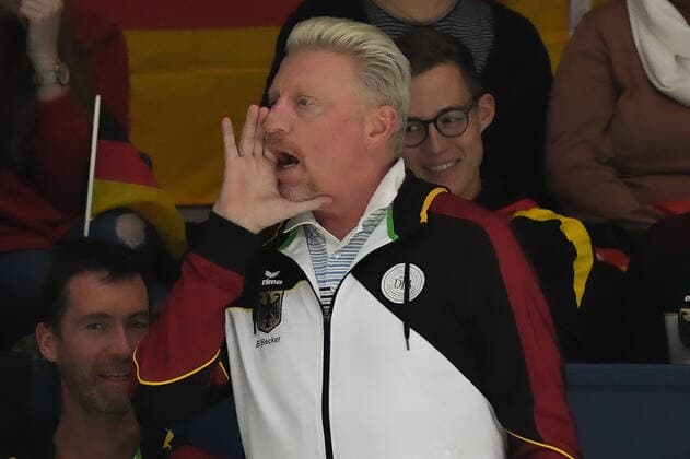 Sport Bilder des Tages Tennis - Davis Cup Finale 2019 - Boris Becker - Allemagne TENNIS : Davis Cup Finale - Spain - 20 11 2019 ChrysleneCaillaud Panoramic 