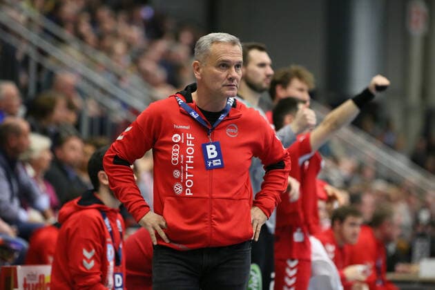 Kay Rothenpieler Trainer ASV Hamm Westfalen GER, Handball, 2 Bundesliga, ASV Hamm Westfalen vs. HSG Krefeld, 20 11 2019 Hamm Copyright: xEibner-Pressefotox xJanxStrohdiekx EP_JSK