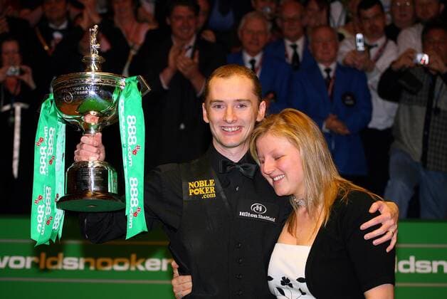 Graeme Dott & Wife Elaine World Snooker Championships 888 World Championship, WM, Weltmeisterschaft Snooker Crucible Theatre,Sheffield,England 01 May 2006  Copyright: MaryxEvansxAllstarxRichardxSellers 12428229