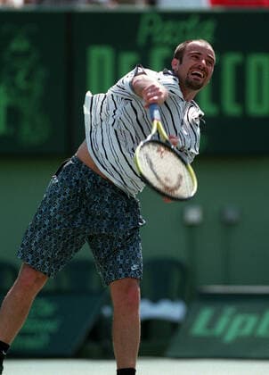 Andre Agassi Usa 10 April 1995  Copyright: MaryxEvansxAllstarxStewartxKendall 12438087