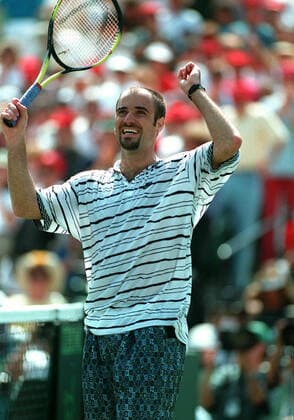 Andre Agassi Usa 10 April 1995  Copyright: MaryxEvansxAllstarxStewartxKendall 12438091