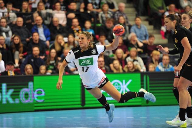 Alicia Stolle Germany 17 Germany Montenegro International match SCHARRena Stuttgart Baden Wuerttemberg Germany Stuttgart 21 11 19 Handball International match , Stuttgart Baden Wuerttemberg Germany