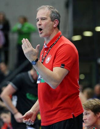 BAU 21 11 2019 Stuttgart handball women Germany vs Montenegro, coach Henk Groener GER