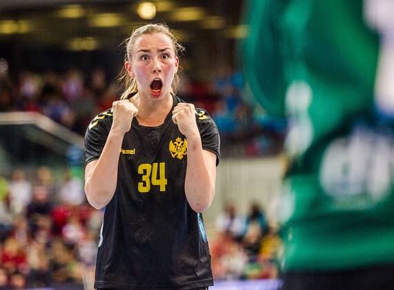 Tatjana Brnovic Germany Montenegro international match SCHARRena Stuttgart Baden Wuerttemberg Germany Stuttgart 21 11 19 Handball international match , Stuttgart Baden Wuerttemberg Germany