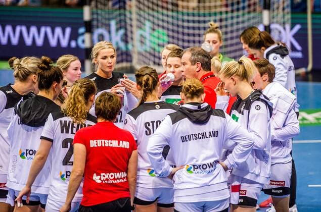 Henk Groener with team Germany Montenegro international preparation game SCHARRena Stuttgart Baden Wuerttemberg Germany Stuttgart 21 11 19 handball international , Stuttgart Baden Wuerttemberg Germany