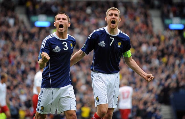 Phil Bardsley & Darren Fletcher Scotland V Czech Republic Scotland V Czech Republic Hampden Park, Glasgow, Scotland 03 September 2011  Copyright: MaryxEvansxAllstarxMichalxMayhew 12526515 editorial use only