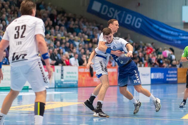 VfL Luebeck Schwartau vs EHV Aue, Handball, 2 League, 21 11 19 Luebeck Schleswig Holstein Germany Hansehalle Copyright: xAgentur54Gradx xChristianxSchaffrathx
