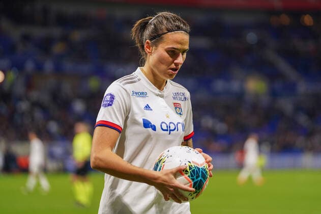 LYON, FRANCE - NOVEMBER 16: Dzsenifer Marozsan of Olympique Lyonnais in action during the Division 1 Feminine football match between Olympique Lyonnais and Paris St. Germain at Groupama Stadium on November 16, 2019 in Lyon, France (Photo by Daniela Porcelli SPP) Olympique Lyonnais vs Paris St. Germain - Division 1 Feminine 