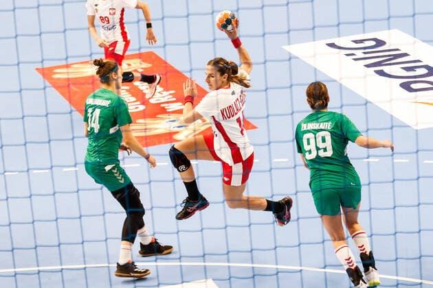 22.11.2019 Lublin Pilka reczna Reprezentacja Polski Kobiet Miedzypanstwowy Turniej 450-lecia Unii Lubelskiej Polska - Litwa N z Karolina Kudlacz-Gloc Foto Adam Starszynski PressFocus 22.11.2019 Lublin Handball Polish Women national team, Nationalteam International Tournament 450th Anniversary of Lublin Union Poland - Lithuania Karolina Kudlacz-Gloc Credit Adam Starszynski PressFocus NEWSPIX.PL --- Newspix.pl  20191122PF_AS171
