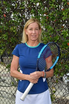 BOCA RATON, FL - NOVEMBER 22: Chris Evert playing Tennis at The Boca Raton Resort Tennis Center for the 29th Annual Chris Evert Raymond James Pro-Celebrity Tennis Classic, on November 22, 2019 in Boca Raton, Florida...People: Chris Evert 29th Annual Chris Evert Raymond James Pro-Celebrity Tennis Classic - ZUMAs214 95162539st Copyright: xSMGx
