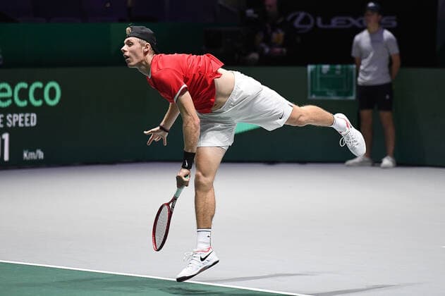 Tennis - Davis Cup Finale 2019 - Russie Canada - Shapovalov TENNIS : Davis Cup Finale - Spain - 23 11 2019 ChrysleneCaillaud Panoramic 