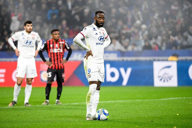 Fußball, Olympique Lyon - OGC Nizza 09 MOUSSA DEMBELE (OL) - PENALTY FOOTBALL : Lyon vs Nice - Ligue 1 Conforama - 23 11 2019 FEP Panoramic 