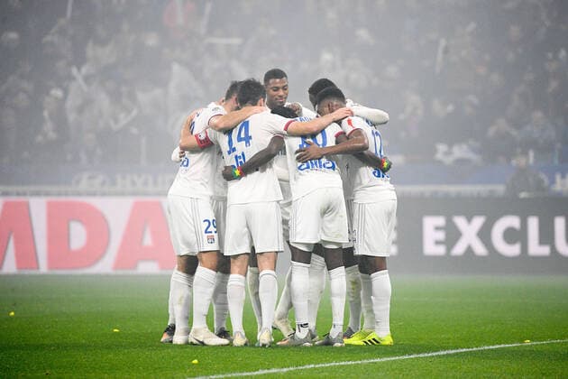 Fußball, Olympique Lyon - OGC Nizza JOIE - 17 JEFF REINE ADELAIDE (OL) FOOTBALL : Lyon vs Nice - Ligue 1 Conforama - 23 11 2019 FEP Panoramic 
