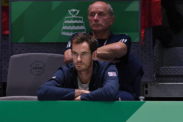 Tennis - Davis Cup Finale 2019 - Andy Murray - Angleterre TENNIS : Davis Cup Finale - Spain - 23 11 2019 ChrysleneCaillaud Panoramic 