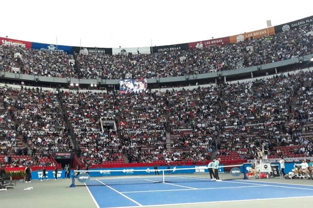 November 23, 2019 EUM20191123DEP22 JPG MEXICO CITY SportDeportes Tennis Federer November 23, 2019 Aspects of the public attending the Plaza de Toros Mexico prior to the friendly encounter between the Swiss Roger Federer and the German Alexander Zverev Photo Agency THE UNIVERSALDavid CanoEELG Latin News November 23, 2019  - ZUMAu78_ 20191123_zaf_u78_076 Copyright: xElxUniversalx