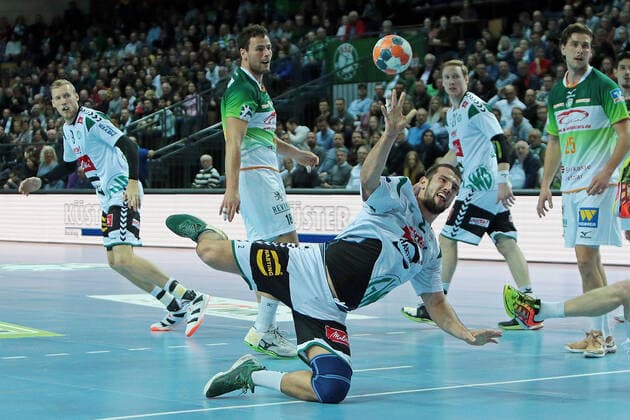 23 11 2019, xovx, Handball Bundesliga, HSG Wetzlar TSV GWD Minden emspor, Attack Minden, v l Christoffer Rambo GWD Minden , Nils Torbruegge HSG Wetzlar , Lucas Meister GWD Minden , Magnus Gullerud GWD Minden , Olle Forsell Schefvert HSG Wetzlar , Aktion DFL DFB REGULATIONS PROHIBIT ANY USE OF PHOTOGRAPHS as IMAGE SEQUENCES and or QUASI VIDEO Wetzlar