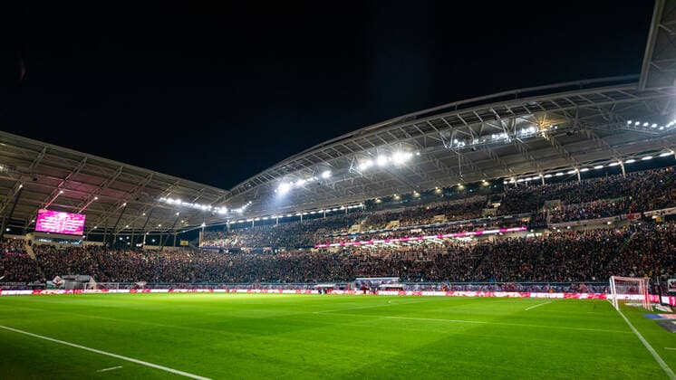 RedBull Arena during the season 2019 2020 in the 1 Soccer Bundesliga Men between RB Leipzig and 1 FC Cologne in the Red Bull Arena on 23 November 2019 in Leipzig, Saxony Saxony , Germany Germany DFL REGULATIONS PROHIBIT ANY USE OF PHOTOGRAPHS AS IMAGE SEQUENCES AND OR QUASI VIDEO