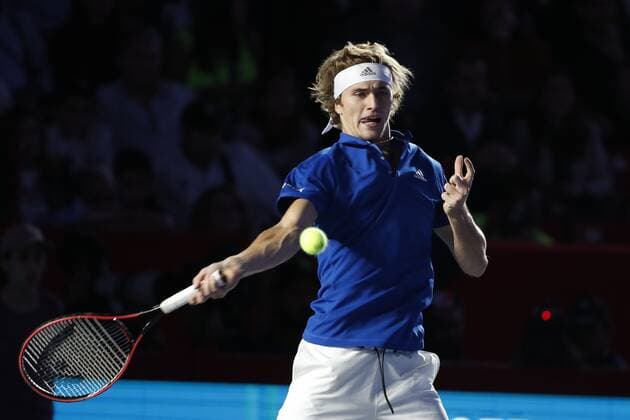 German tennis player Alexander Zverev after a friendly match against Swiss Roger Federer in the Monumental Bullring of Mexico, the one with the largest capacity in the world, which has become a tennis court for a few hours to see the legendary athlete, in Mexico City, Mexico, 23 November 2019. The Monumental Bullring of Mexico is transformed for an exhibition of Federer !ACHTUNG: NUR REDAKTIONELLE NUTZUNG!  Copyright: xJosexMendezx AME9096 20191124-637101847448986033