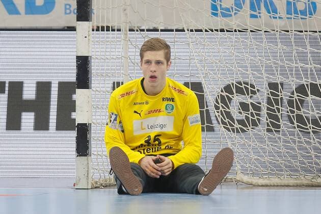 1 Handball Bundesliga THW Kiel SC DHfK Leipzig, Kiel, 24 11 2019 Goalkeeper Joel Birlehm Leipzig, 35 disappointed disappointed, knocked down, dissatisfied Copyright: xBEAUTIFULxSPORTS DRPx
