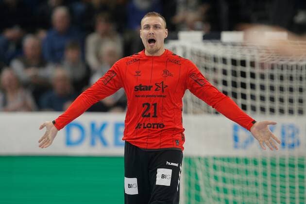 1 Handball Bundesliga THW Kiel SC DHfK Leipzig, Kiel, 24 11 2019 Goalkeeper Dario Quenstedt Kiel, 21 Copyright: xBEAUTIFULxSPORTS DRPx
