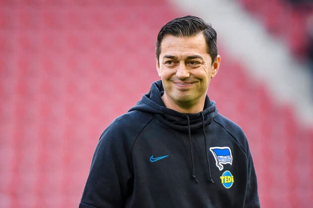 24 11 2019, xkvx, Football 1 Bundesliga, FC Augsburg Hertha BSC Berlin emspor, v l Coach Ante Covic Hertha BSC Berlin DFL DFB REGULATIONS PROHIBIT ANY USE OF PHOTOGRAPHS as IMAGE SEQUENCES and or QUASI VIDEO Augsburg