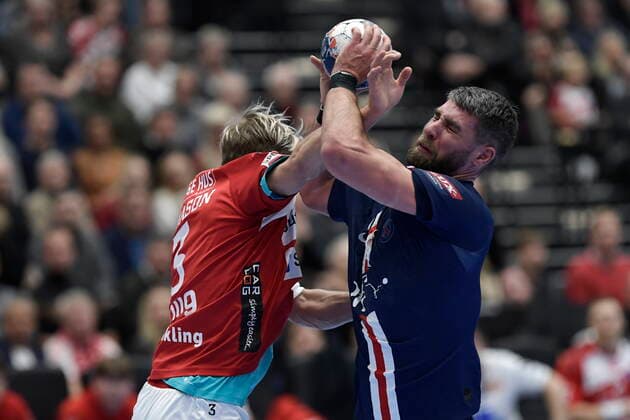 CL Mens Handball Aalborg Handball Paris Saint Germain in Jutlander Bank Arena in Aalborg on Sunday, November 24, 2019, Aalborg Denmark,  Copyright: RenexSchützex cop106 spdk20191124-170959-L
