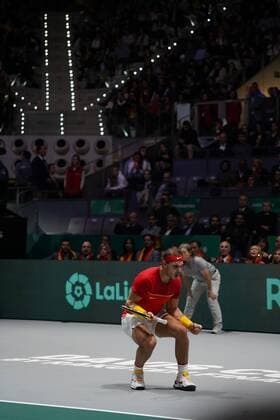 Rafa Nadal of Spain during Final, Day 7 of the 2019 Davis Cup at La Caja Magica on November 24, 2019 in Madrid, Spain Cordon Press,  xx xx