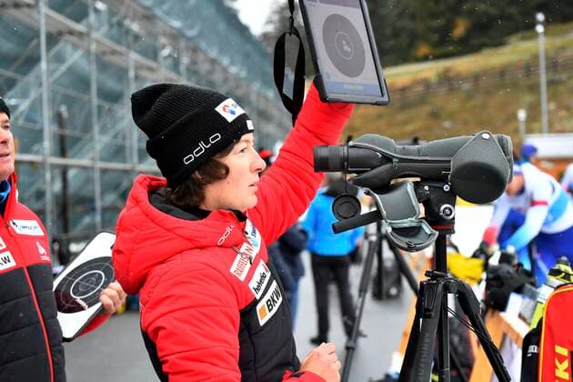 06.11.2019 Lenzerheide, Schweiz. Medientreffen Biathlon. Im Bild : Sandra Flunger Trainerin (Neuzugang) Damen Aktion Einzelbild *** 06 11 2019 Lenzerheide, Switzerland Media meeting Biathlon Im Bild Sandra Flunger Trainer Newcomer Women Action Single Picture 
