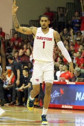November 23, 2019 - Dayton Flyers forward Obi Toppin 1 celebrates a made shot during a game between the Georgia Bulldogs and the Dayton Flyers at the Lahaina Civic Center on the island of Maui in Lahaina, HI - CSM. NCAA, College League, USA Basketball 2019 Maui Invitational: Georgia vs Dayton NOV25 - ZUMAc04_ 20191125_zaf_c04_007 Copyright: xMichaelxSullivanx