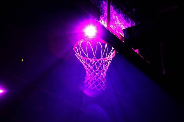 Feature basketball basket at the game Telekom Baskets Bonn vs. ALBA Berlin , main round 10 matchday MR:N