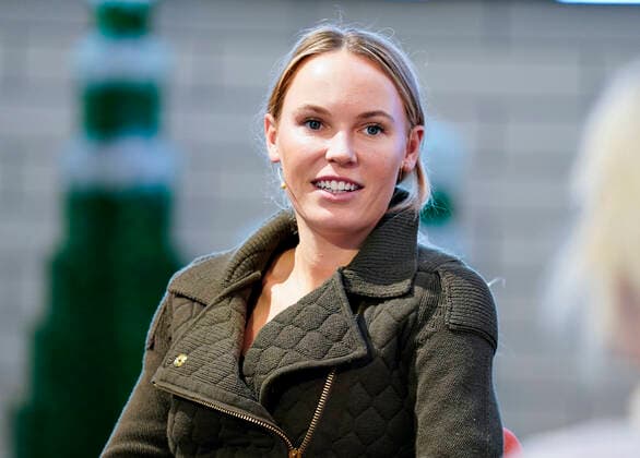 Caroline Wozniacki talks about her upbringing at the think tank meeting Who will the children at Billund House in Billund, Wednesday 27 November 2019 It is the think tank DEA and the LEGO Foundation that together with a long line of mayors, children and Education Minister Pernille Rosenkrantz Theil, physician researchers, tennis player, tennis player foundations and other important players have joined together on the summit, Billund Jylland Denmark,  Copyright: HenningxBagger HenningxBaggerx COP114 spdk20191127-133509-L