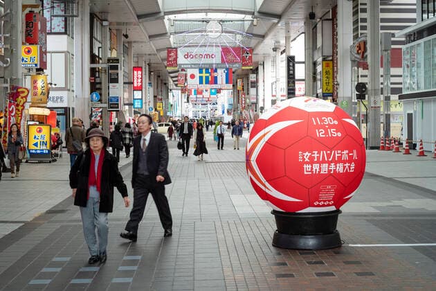 Danish womens national team participates in the handball World Cup, played in the Japanese city of Kumamoto between November 30 and December 15, Thursday, November 28, 2019, Kumamoto Denmark,  Copyright: BoxAmstrupx cop222 spdk20191128-084442-L