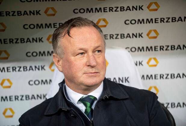 Coach Michael ONEILL NIR Football international, European Championship qualification, Group C, Germany GER Northern Ireland NIR 6 1, on 19 11 2019 in Frankfurt Germany Â