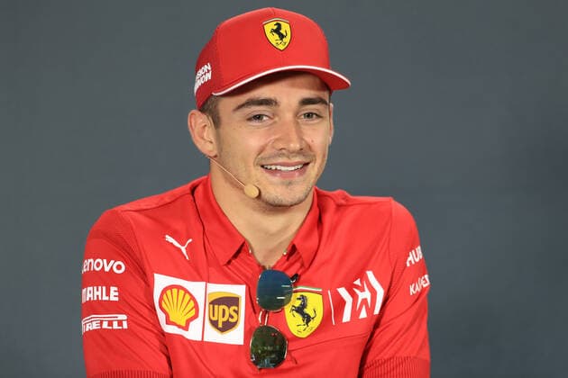 28th November 2019; Yas Marina Circuit, Abu Dhabi, United Arab Emirates; Formula 1 Abu Dhabi Grand Prix, arrivals day; Scuderia Ferrari, Charles Leclerc - Editorial Use  ActionPlus12191813 LeannexBoon