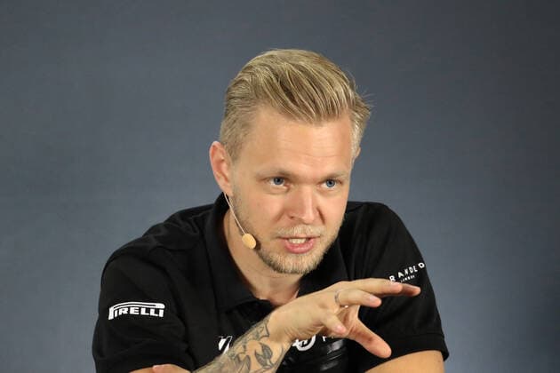 28th November 2019; Yas Marina Circuit, Abu Dhabi, United Arab Emirates; Formula 1 Abu Dhabi Grand Prix, arrivals day; Haas F1 Team, Kevin Magnussen - Editorial Use  ActionPlus12191814 LeannexBoon