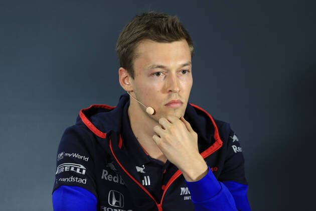28th November 2019; Yas Marina Circuit, Abu Dhabi, United Arab Emirates; Formula 1 Abu Dhabi Grand Prix, arrivals day; Scuderia Toro Rosso, Daniil Kvyat - Editorial Use  ActionPlus12191821 LeannexBoon