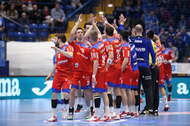 HBW Balingen Weilstetten at break-in GER, Handball, 1 Bundesliga, TBV Lemgo Lippe against HBW Balingen Weilstetten, 28 11 2019 Lemgo Copyright: xStrohdiekx Eibner-Pressefotox EP_jsk