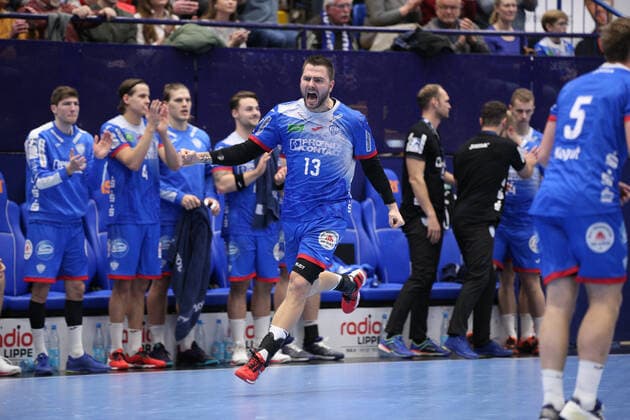 Christoph Theuerkauf TBV Lemgo Lippe 13 GER, Handball, 1 Bundesliga, TBV Lemgo Lippe against HBW Balingen Weilstetten, 28 11 2019 Lemgo Copyright: xStrohdiekx Eibner-Pressefotox EP_jsk