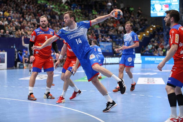 Bobby Schagen TBV Lemgo Lippe 14 GER, Handball, 1 Bundesliga, TBV Lemgo Lippe against HBW Balingen Weilstetten, 28 11 2019 Lemgo Copyright: xStrohdiekx Eibner-Pressefotox EP_jsk