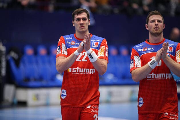 Jona Schoch HBW Balingen Weilstetten 22 GER, Handball, 1 Bundesliga, TBV Lemgo Lippe against HBW Balingen Weilstetten, 28 11 2019 Lemgo Copyright: xStrohdiekx Eibner-Pressefotox EP_jsk